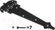 Миниатюра изображения товара Петля дверная Starfix SMP-67028-1