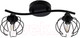 Миниатюра изображения товара Потолочный светильник Aitin-Pro НПБ A722/2 (черный/черный)