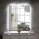 Миниатюра изображения товара Зеркало Пекам Marta Fly 50x80 / MartaFly-50x80 (с подсветкой)