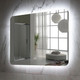 Миниатюра изображения товара Зеркало Пекам Marta Fly 100x80 / martaFly-100x80sp (с подсветкой и подогревом, с сенсором на прикосновение)