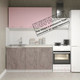 Миниатюра изображения товара Кухонный гарнитур Кортекс-мебель Корнелия Лира 1.5м (капучино/оникс/мадрид)