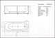 Миниатюра изображения товара Ванна акриловая Aquatek Оберон 180 L (с экраном)