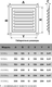 Миниатюра изображения товара Решетка вентиляционная ERA 2020МЦ