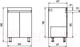 Миниатюра изображения товара Тумба под умывальник Misty Енисей 60 / Э-Ени01060-012