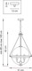 Миниатюра изображения товара Люстра Lightstar Modena 816044 (MD20102-4A)