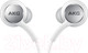 Миниатюра изображения товара Наушники-гарнитура Samsung EO-IC100 / EO-IC100BWEGRU (белый)