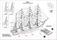 Миниатюра изображения товара Сборная модель Огонек Парусный барк Крузенштерн / С-43