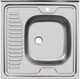 Миниатюра изображения товара Мойка кухонная Ukinox STD600.600 5C 0R (с сифоном)