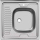 Миниатюра изображения товара Мойка кухонная Ukinox STD600.600 5C 0RS (с сифоном)