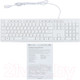 Миниатюра изображения товара Клавиатура Оклик 500M (белый)