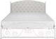 Миниатюра изображения товара Двуспальная кровать Князев Мебель Бали БИ.180.200.Б (белый муар)