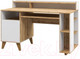 Миниатюра изображения товара Письменный стол Мебель-Неман Сканди МН-036-25 (дуб вотан/белый)