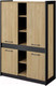 Миниатюра изображения товара Шкаф Мебель-Неман Стенли МН-037-10 (дуб прованс/черный)