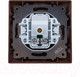 Миниатюра изображения товара Розетка TDM Лама SQ1815-0417 (венге)
