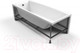 Миниатюра изображения товара Ванна акриловая Cersanit Virgo 180x80 (с каркасом и экраном)