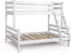 Миниатюра изображения товара Двухъярусная кровать детская Мебельград Адель (белый)