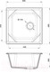 Миниатюра изображения товара Мойка кухонная GranFest GF-U-500 (иней)