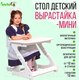 Миниатюра изображения товара Парта Millwood Вырастайка Мини 45.3x60x43.2/46.7/50.2 (белый)