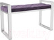 Миниатюра изображения товара Банкетка Hype Mebel Бридж (белый/фиолетовый)