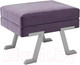 Миниатюра изображения товара Банкетка Hype Mebel Битл (белый/фиолетовый)