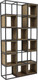 Миниатюра изображения товара Стеллаж Hype Mebel Грос 105x210 (черный/дуб галифакс олово)
