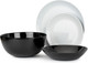 Миниатюра изображения товара Набор столовой посуды Luminarc Diwali / P4358 (19шт, черный/серый)