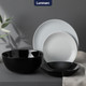 Миниатюра изображения товара Набор столовой посуды Luminarc Diwali / P4358 (19шт, черный/серый)