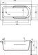 Миниатюра изображения товара Ванна акриловая Cersanit Santana 140x70 / 63348
