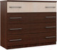Миниатюра изображения товара Комод Империал Аврора (венге/дуб молочный)