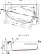 Миниатюра изображения товара Ванна акриловая Cersanit Joanna 140x90 R / 63335