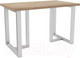 Миниатюра изображения товара Обеденный стол Hype Mebel Триног 110x70 (белый/дуб галифакс натуральный)