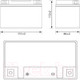 Миниатюра изображения товара Мотоаккумулятор DELTA AGM СТ 1211 / YTZ12S / YTZ14S (11 А/ч)