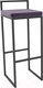 Миниатюра изображения товара Стул барный Hype Mebel Энзо (черный/фиолетовый)