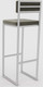 Миниатюра изображения товара Стул барный Hype Mebel Голди (белый/серый)