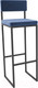 Миниатюра изображения товара Стул барный Hype Mebel Голди (черный/синий)