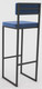 Миниатюра изображения товара Стул барный Hype Mebel Голди (черный/синий)