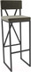 Миниатюра изображения товара Стул барный Hype Mebel Грос (черный/серый)