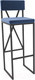 Миниатюра изображения товара Стул барный Hype Mebel Грос (черный/синий)