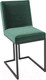 Миниатюра изображения товара Стул Hype Mebel Морган (черный/зеленый)