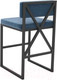 Миниатюра изображения товара Стул Hype Mebel Грос (черный/синий)