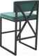 Миниатюра изображения товара Стул Hype Mebel Грос (черный/зеленый)