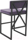Миниатюра изображения товара Стул Hype Mebel Грос (черный/фиолетовый)