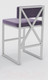 Миниатюра изображения товара Стул Hype Mebel Грос (белый/фиолетовый)