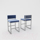 Миниатюра изображения товара Стул Hype Mebel Софт (белый/синий)
