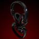 Миниатюра изображения товара Наушники-гарнитура Оклик HS-L390G Dragon (черный/красный)