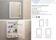 Миниатюра изображения товара Шкаф с зеркалом для ванной Континент Elliott Led 60х80 R