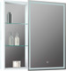 Миниатюра изображения товара Шкаф с зеркалом для ванной Континент Aperio Led 80х80 R
