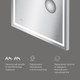 Миниатюра изображения товара Зеркало AM.PM Gem M91AMOX0653WG