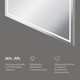 Миниатюра изображения товара Зеркало AM.PM Gem M91AMOX1001WG