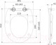 Миниатюра изображения товара Сиденье для унитаза AM.PM Sense C747855WH